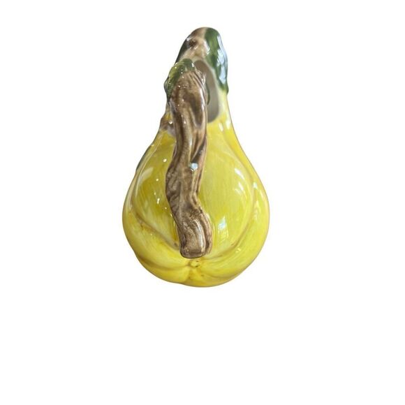 Vintage Bico Yellow Gourd Squash Creamer Pour China Pottery Collectible Veggie - Picture 7 of 13